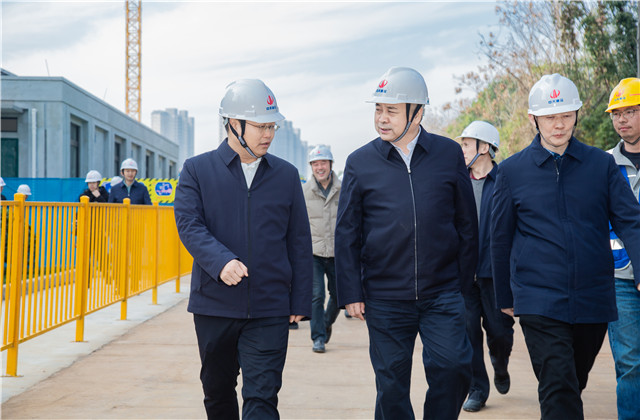 湖北省副省长张文彤到人生就是博建设集团桂园赋项目考察指导工作